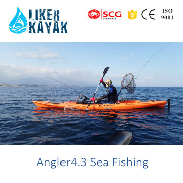 Kayak de ocio LLDPE / HDPE solo sentarse en Kayak Kayak de pesca